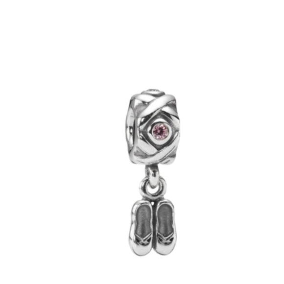 ❤️Dreamy Pandora Ballet Slipper Dangle Charm❤️ - Picture 1 of 5